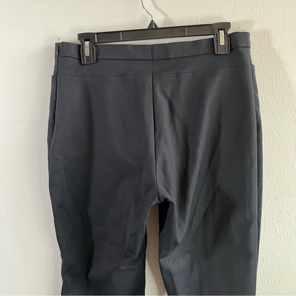 Akris Punto Pants Franca Techno Cotton Pants in Black High Rise Sz US 10 EUC - Picture 9 of 16
